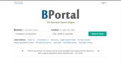 Desktop Screenshot of bportal.com