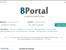 Tablet Screenshot of bportal.com